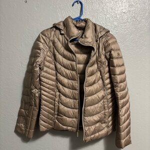 MICHAEL Michael Kors Tan Puffer Jacket